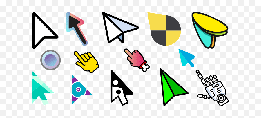 Kit De Inicio Cursores Del Mouse Una Nueva Mirada A Las Emoji,Como Hacer Un Emoticon De Un Raton