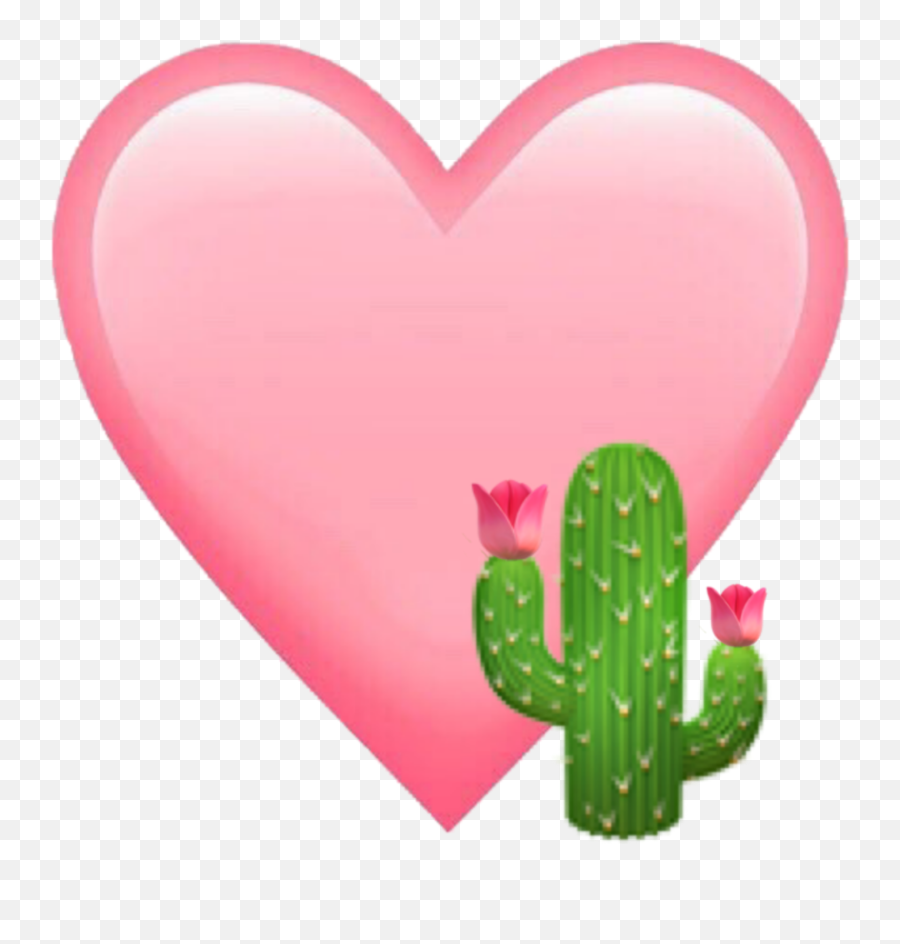 Pinkheartemoji Pinkheart Sticker - Girly,Catus Emoji Clip Art