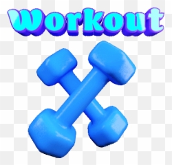 Attn Giphy Stickers - Dumbbell Emoji,Emoticon With Dumbells