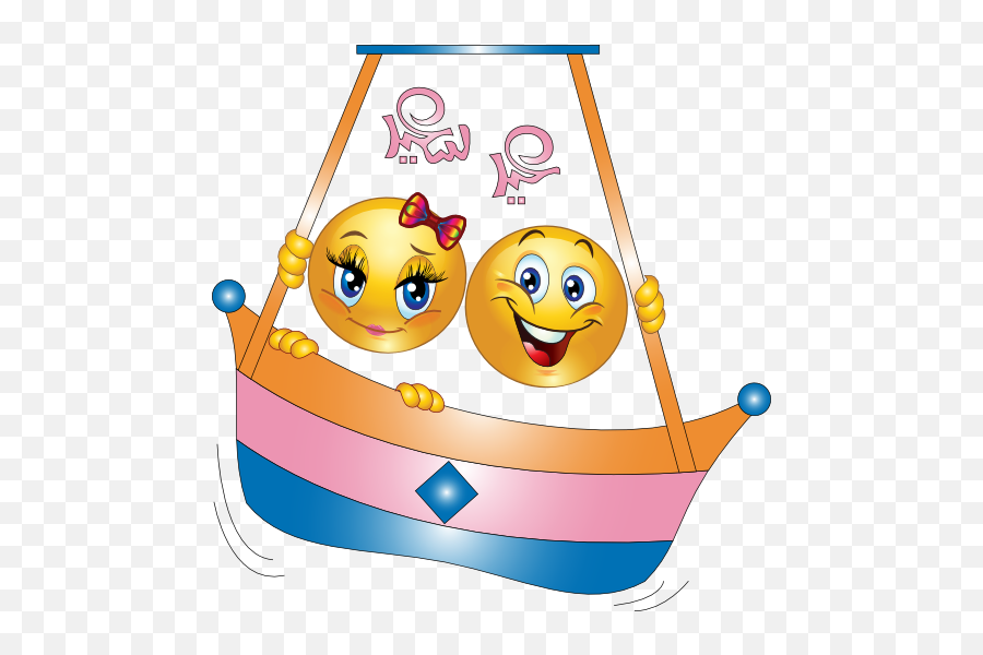Couple Swing Smiley Emoticon Clipart I2clipart - Royalty Swing Smiley Emoji,Emoticon Couple In Bed
