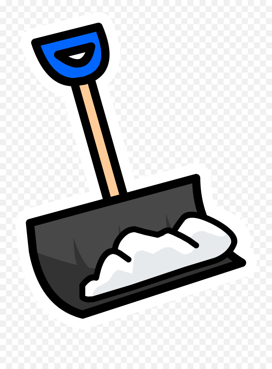 Blue Snow Shovel Clipart - Snow Shovel Clipart Free Emoji,Shovel Emoji