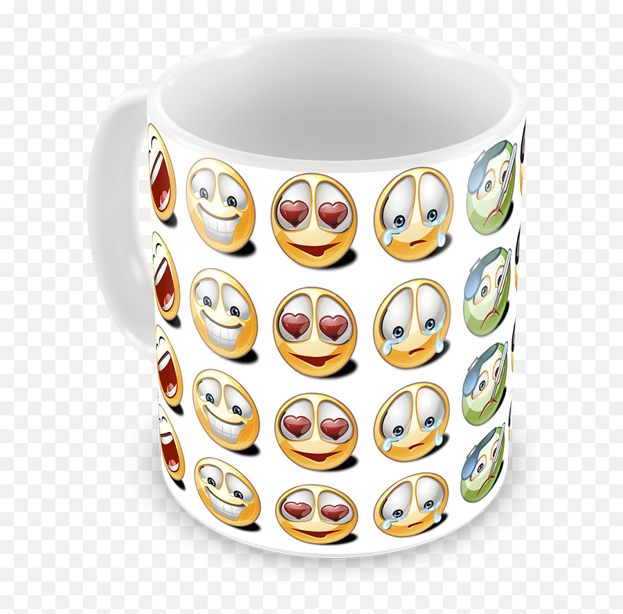 Caneca Emojis Snapchat - Emoticons Personalizada Cod 2105 Serveware,Emojis In Snapchat