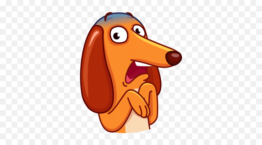 Salchicha Dog - Telegram Animated Stickers On Behance Love Hound Gif Telegram Emoji,Animated Corgi Emojis