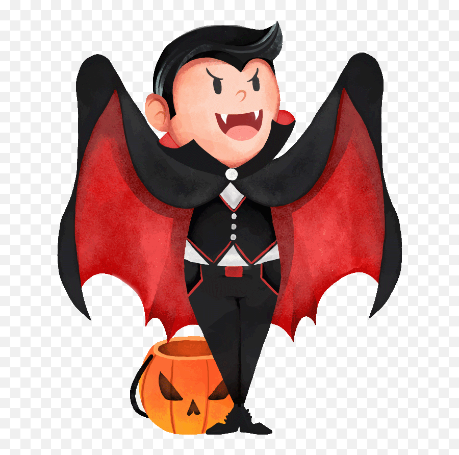 Vampire Monster Halloween Sticker By Lanena Drocky - Supernatural Creature Emoji,Dracula Emoji