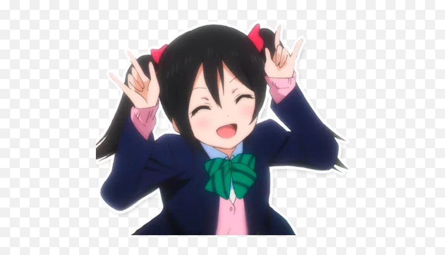 Love Live 2 Whatsapp Stickers - Stickers Cloud Nico Nico Nii Png Emoji,Love Live Emojis Discord