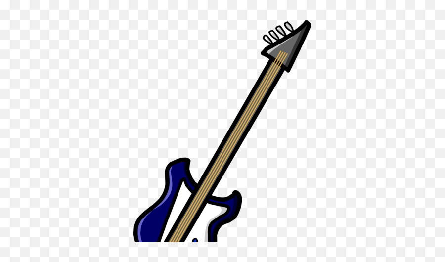 Blue Electric Bass Club Penguin Wiki Fandom - Club Penguin Bass Guitar Emoji,Instrument Emojis