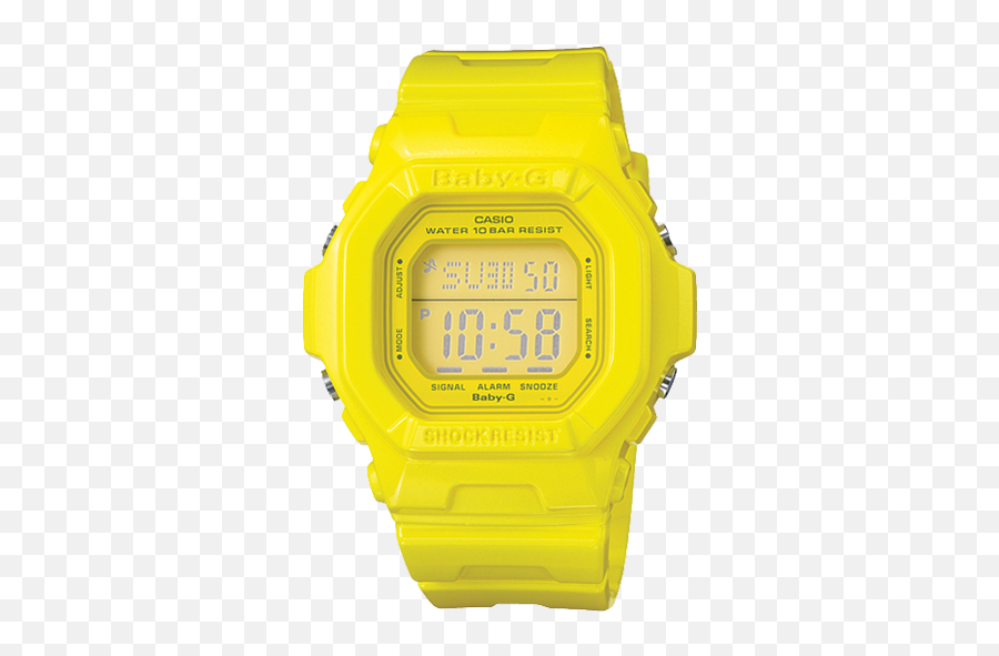 Bg5602 - 9 Baby G Casio Usa Yellow Baby G Shock Watch Emoji,Led Watch With Emojis On It For Girls