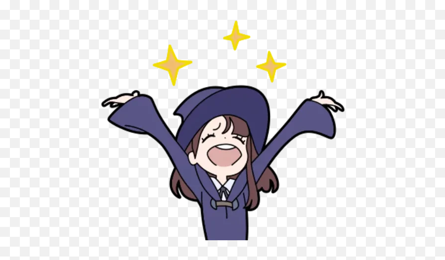 Little Witch Telegram Stickers - Akko Stickers Emoji,Little Witch Academia Lotte Emojis