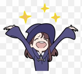 Little Witch Telegram Stickers - Akko Stickers Emoji,Little Witch Academia Lotte Emojis