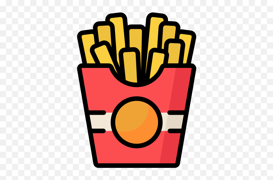 Fried Potatoes Free Vector Icons - Fried Potatoes Icon Emoji,Fried Potato Chips Emoji Text