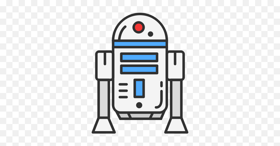 C3po R2d2 Robot Starwars Icon - Star Wars R2d2 Icon Emoji,R2d2 Emoji