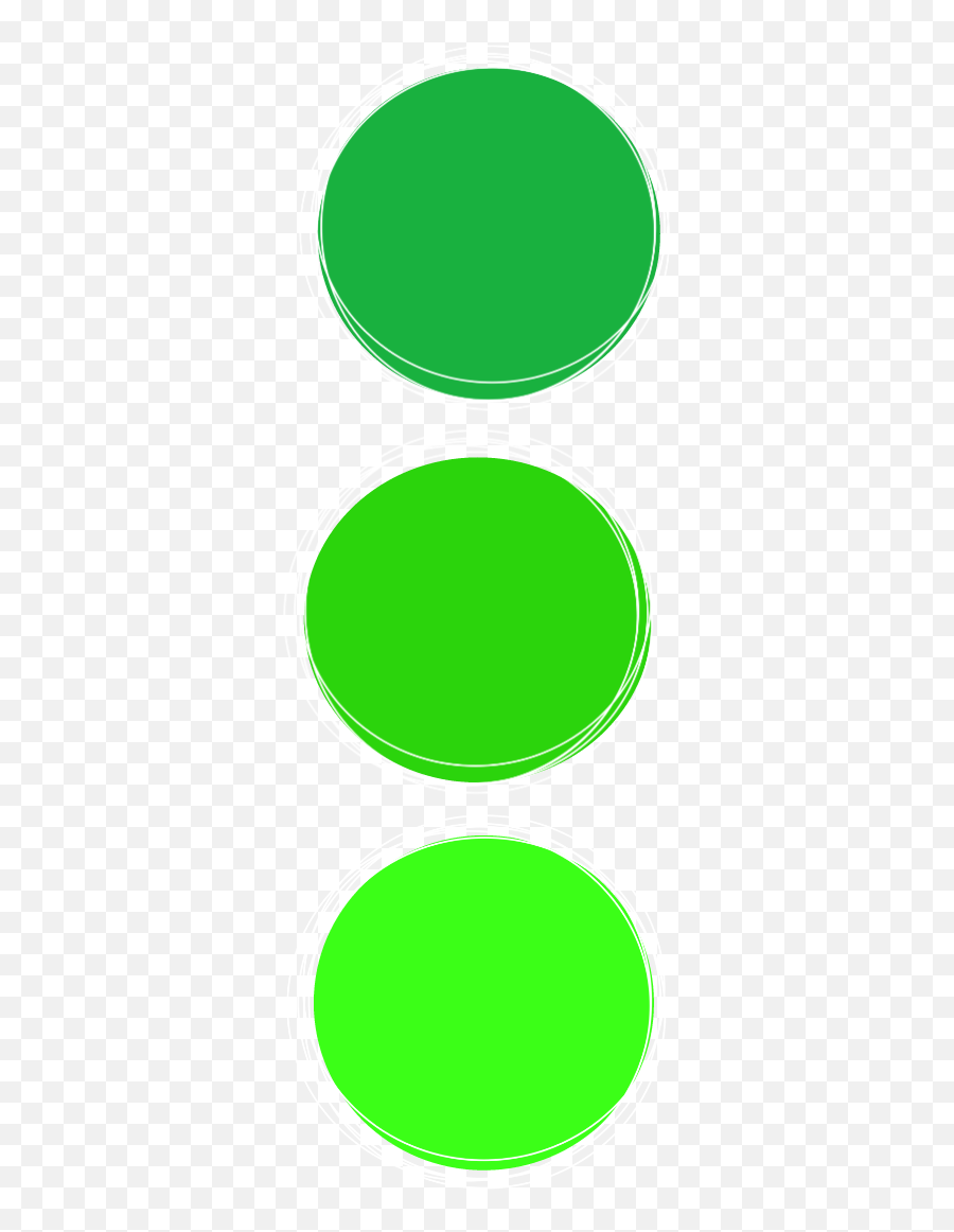 The Most Edited - Green Shades Circles Emoji,Horm Emoji