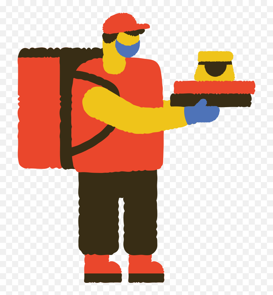 Food Delivery Man On Scooter Clipart Illustrations U0026 Images Emoji,Man Vs Woman And Gun Emoji