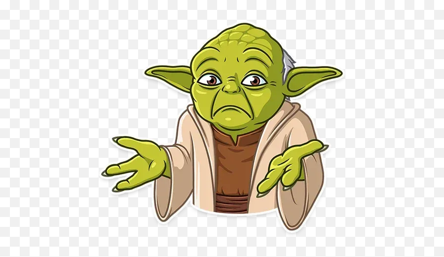 Master Yoda Sticker Pack - Stickers Cloud Emoji,Emotion Quotes Yoda