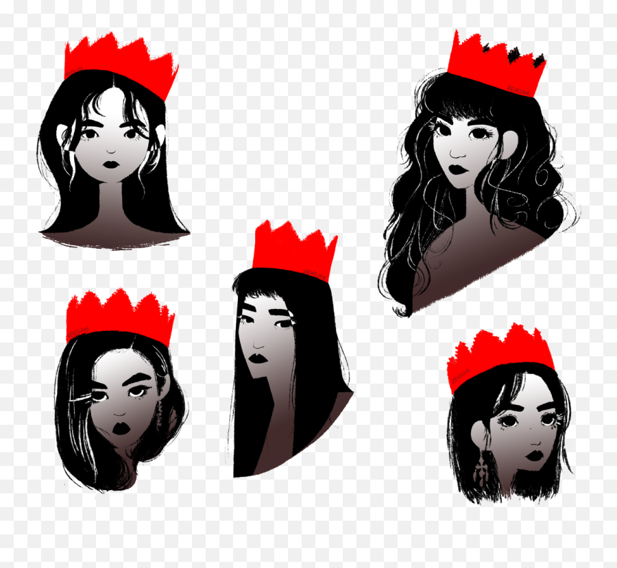 Red Velvet Peek A Boo Crown Clipart - Full Size Clipart Emoji,Peek A Boo Emoticon For Trillian