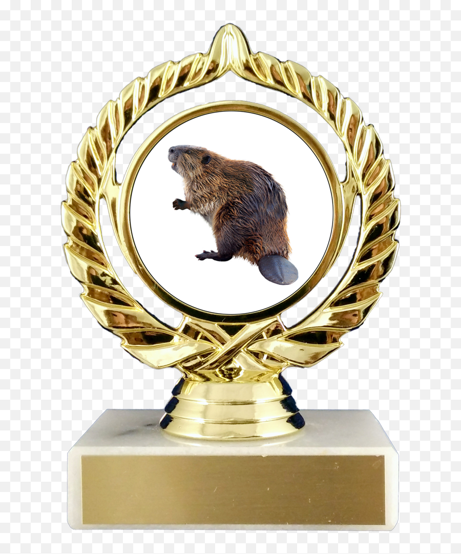 Beaver Logo Trophy On Flat White Marble Emoji,Roller Derby Emoji Beaver Logo Trophy On Flat White Marble Emoji,Roller Derby Emoji