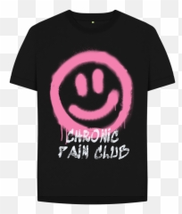 Cpc Pink Smiley Womenu0027s Relaxed Fit Tee The Pain Company Emoji,Relax Emoticon