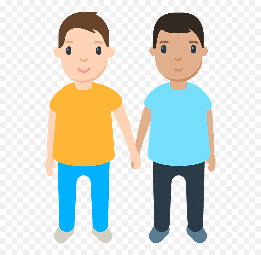 Two Men Holding Hands Id 11445 Emojicouk - Two Guys Holding Hands Cartoon,Two Hands Up Emoji