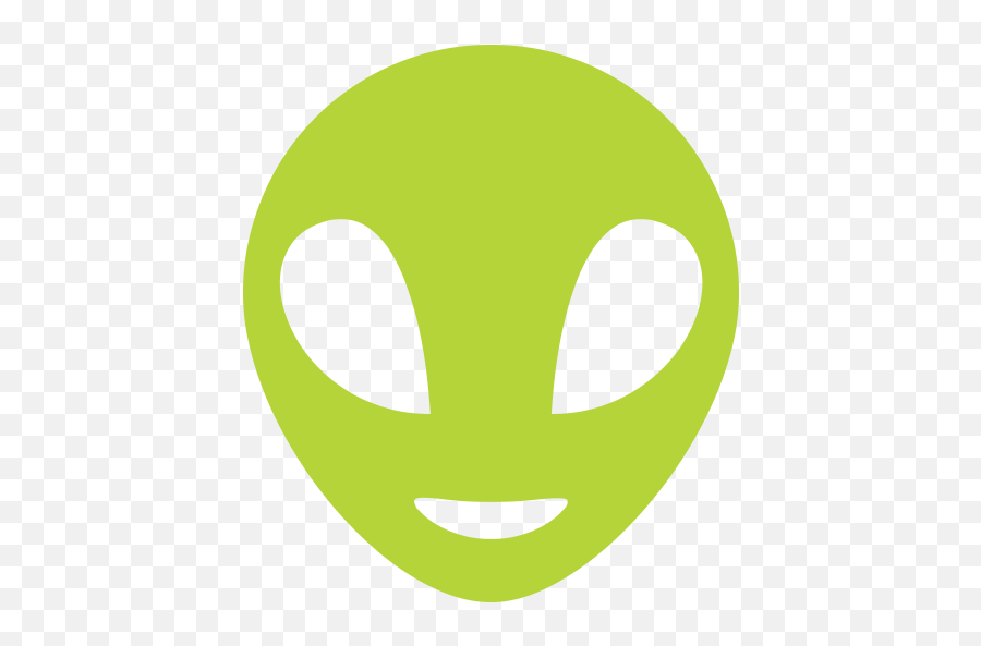 Extraterrestrial Alien - Happy Emoji,Alien Emoji