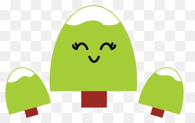 Kawaii Christmas Illustration - 028 Dot Emoji,Stank Face Emoticon