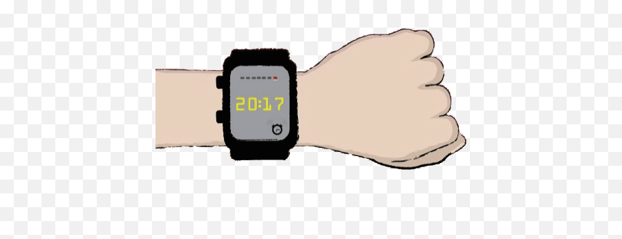 Top Downsign Stickers For Android Ios - Watch Strap Emoji,Watch Hourglass Bottle Music Emoji
