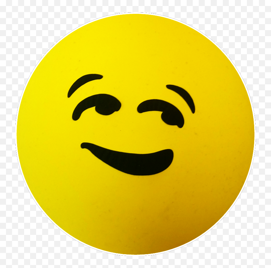 Smile Emoji Yellow Face Emotion Sticker - Happy,Yellow Emotion
