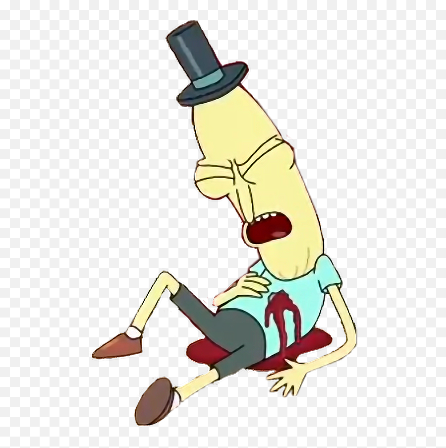 Rickandmorty Sticker - Mr Poopybutthole Drawing Shot Emoji,Butt Hole Emoji