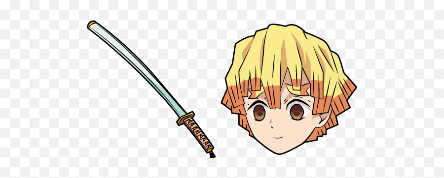 Demon Slayer Zenitsu Agatsuma Slayer Slayer Anime Demon - Cursores Anime Emoji,Custom Emoji Anime