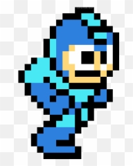 Mega Man 3 Tumblr Avatar Joke 100x100 Pixel - Lowgif Megaman Pixel Art Emoji,Animated Bb8 Emoticon