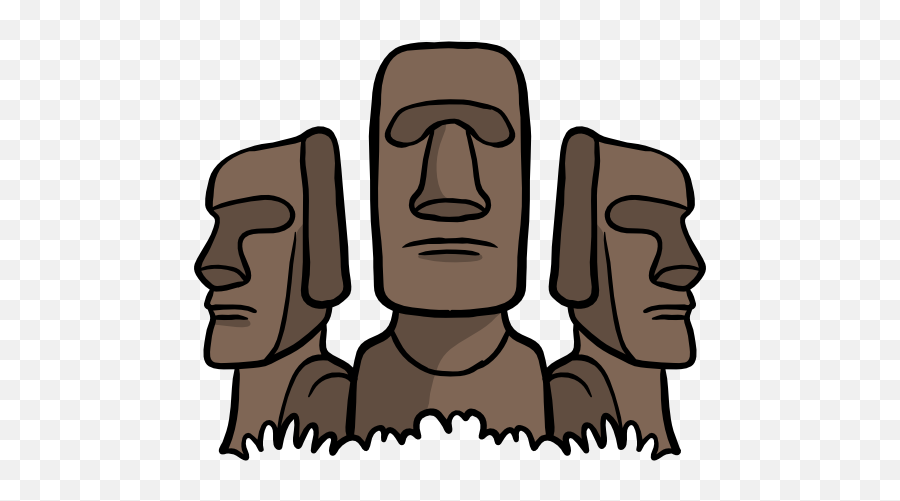 Stoneface Sticker - Moai Golem Emoji,Moai Emoji - Free Emoji PNG