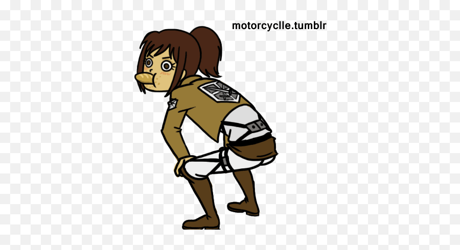 Potatergirl Derp Aot Twerk Gif - Thug Life Transparent Gif Emoji,Twerking Emoji