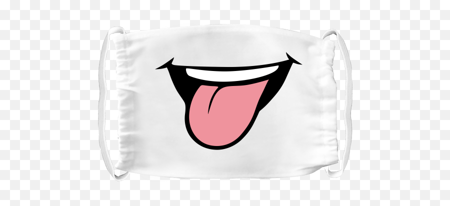 Tongue Out - Veselé Rúška Emoji,Tongue Out Emoticon Key Stokes