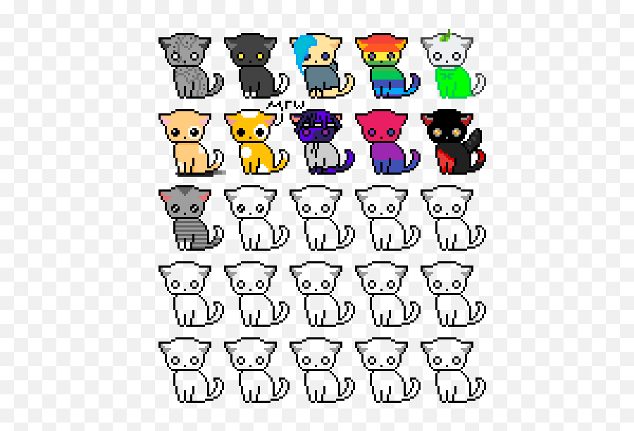 Mayacruz572u0027s Gallery - Pixilart Online Cat Edit Pixel Art Emoji,What Is Emojis Real Name From Planet Dolan