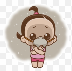 Mensajes Para Enfermos - Gif Animado Menina Com Mascara Emoji,Cara De Enfermo Emoticon Gif Para Colorear