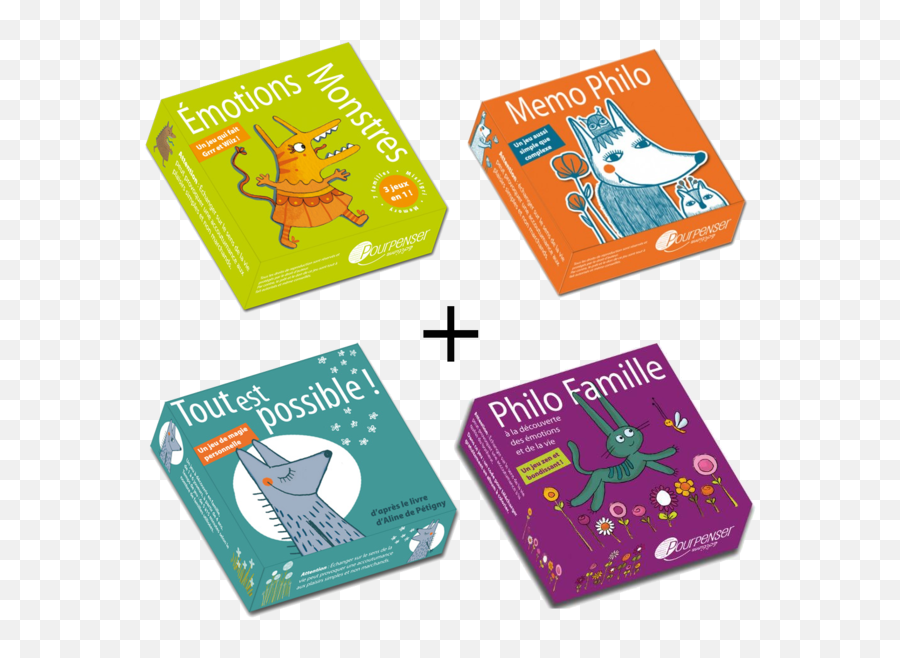 4 Jeux De Cartes Pourpenser - Jeux De Carte Enfant Emoji,Utiliser Enfant Pour Emotion