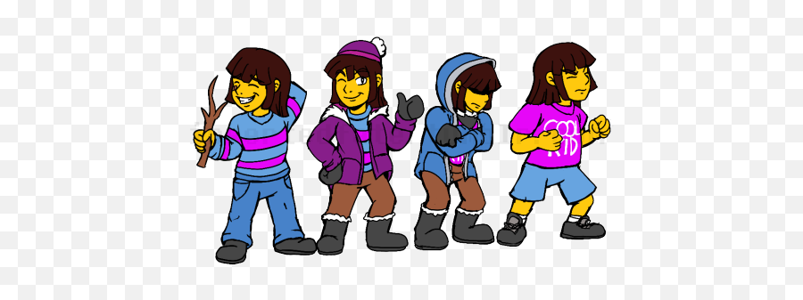 Frisk - Inverted Fate Frisk Sprite Emoji,Chara Undertale Emotion Eyes