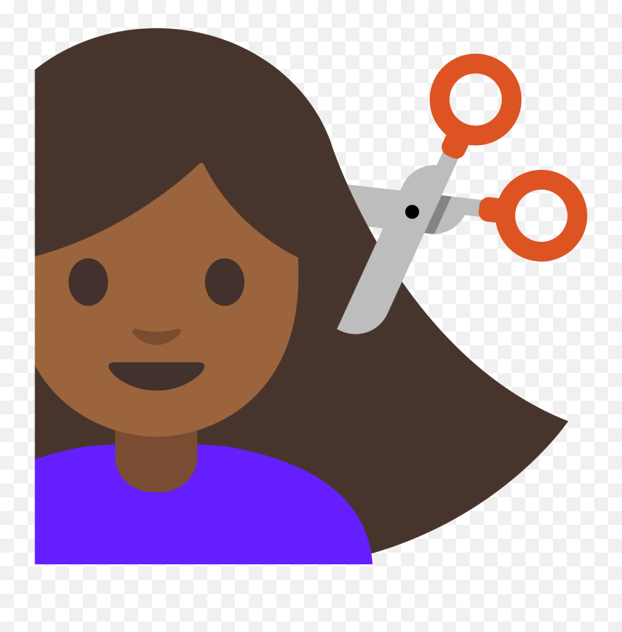 Haircut Emoji - Desenho Cortando O Cabelo,O Emoji
