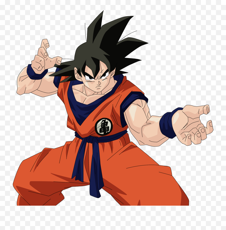 Goku Em Guarda Png - Imagem De Goku Em Guarda Png Gratuita Transparent Goku Png Emoji,Angry Emoticon Goku