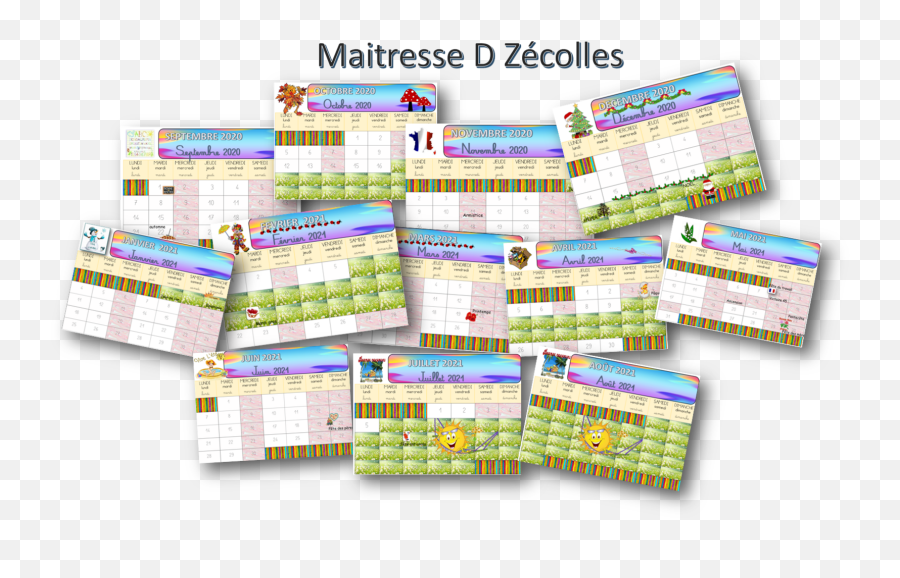 Calendrier 2020 - 2021 Toutes Les Zones A B Et C Mes Calendrier 2020 2021 École Emoji,Lutin Bazar Cp Les Emotions Arts Visuels