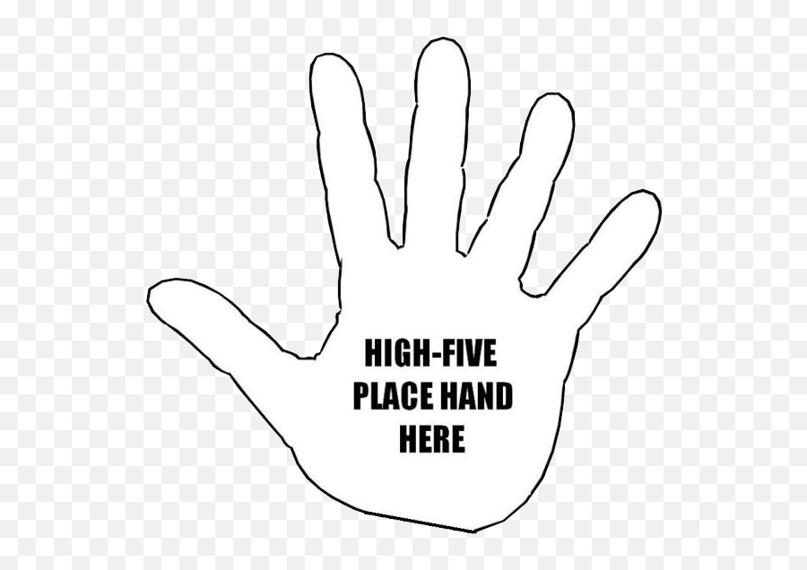 High Five Place Hand Here Metee T - Shirt Email High Five Emoji,Prayer Emoji Really A High Five