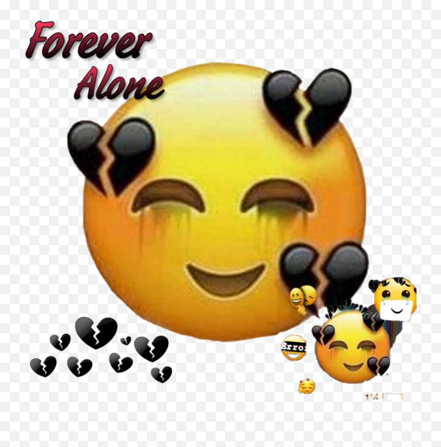 The Most Edited - Crying Emoji Sad,Forever Alone Alone Emoticon