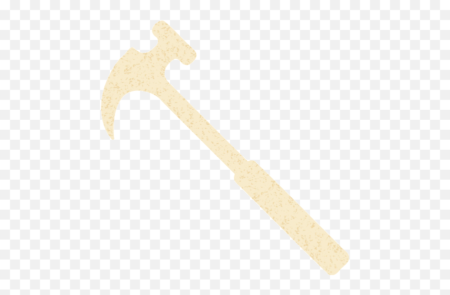 Old Paper Hammer 4 Icon - Yellow Hammer Icon Emoji,Hammer Emoticon Gif