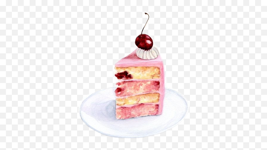 Cake Sliced Slice Cakes Food Cute Sticker By Amélie - Kuchen Emoji,Girl Emoji Cake