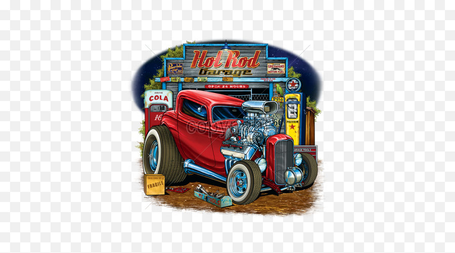 13 Hot Rod T Shirts Ideas - Hot Rod Garage Png Emoji,Hot Rod Car Emojis