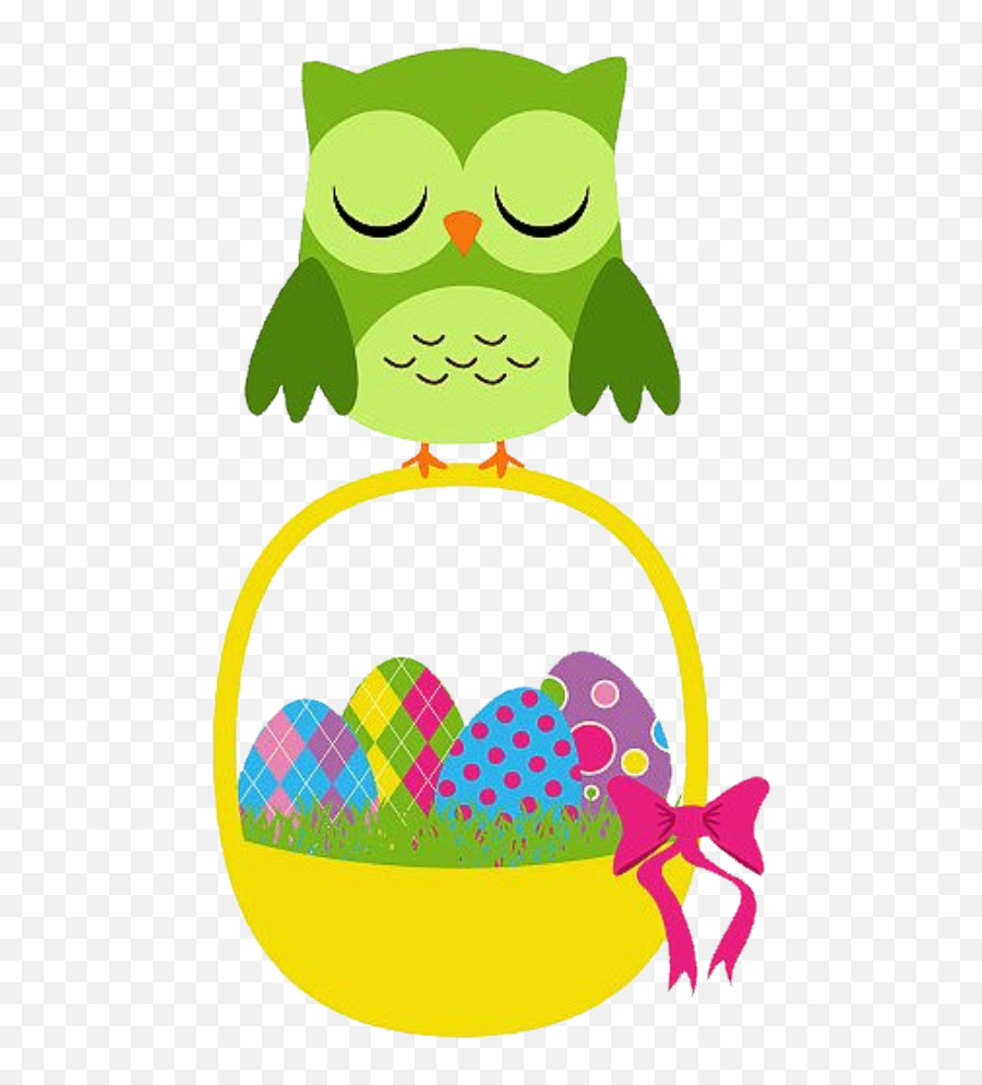 Clipart Owl Easter Clipart Owl Easter Transparent Free For - Owl Easter Clip Art Emoji,Happy Easter Emoticon