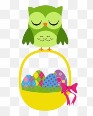 Clipart Owl Easter Clipart Owl Easter Transparent Free For - Owl Easter Clip Art Emoji,Happy Easter Emoticon