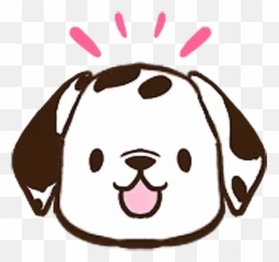Dalmatian - Dot Emoji,Dalmatian Emoticon