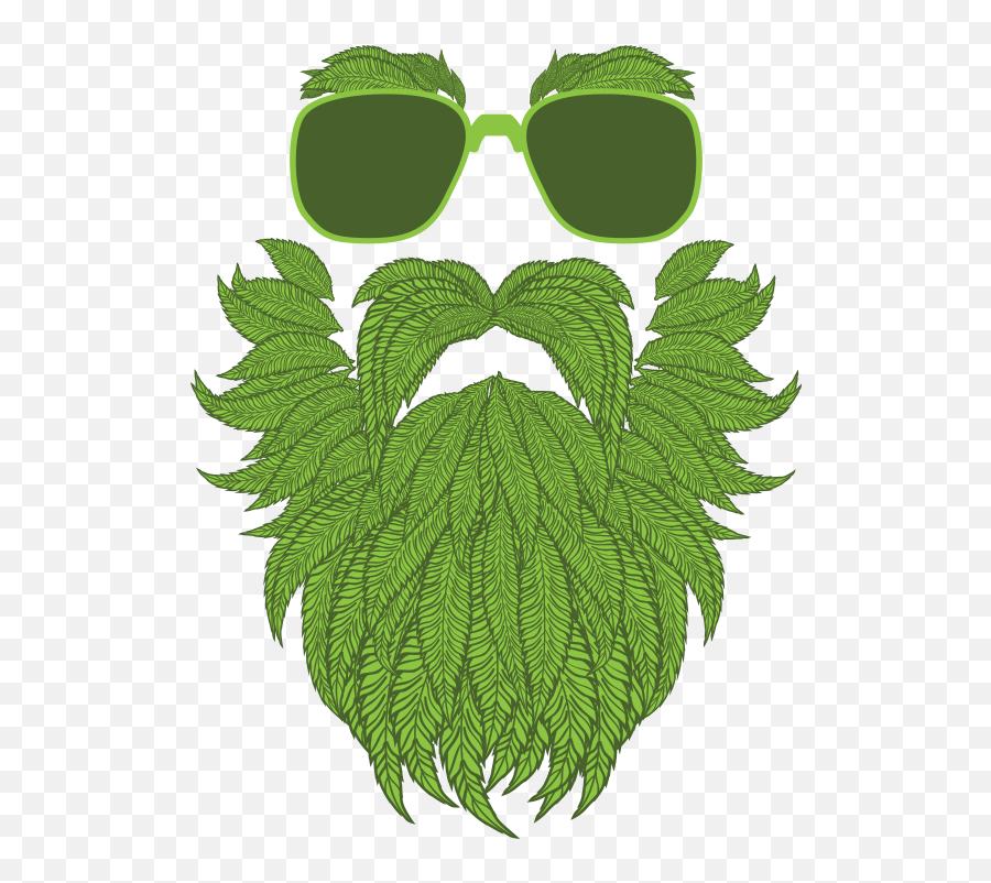 Pot - Weed Beard Emoji,Pot Leaf Emoji