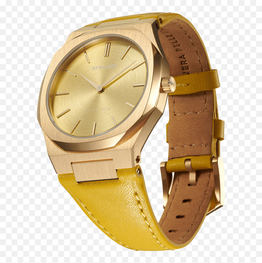 Ultra Thin Leather 34 Mm - Citron D1 Milano Emoji,Emotions Accents\