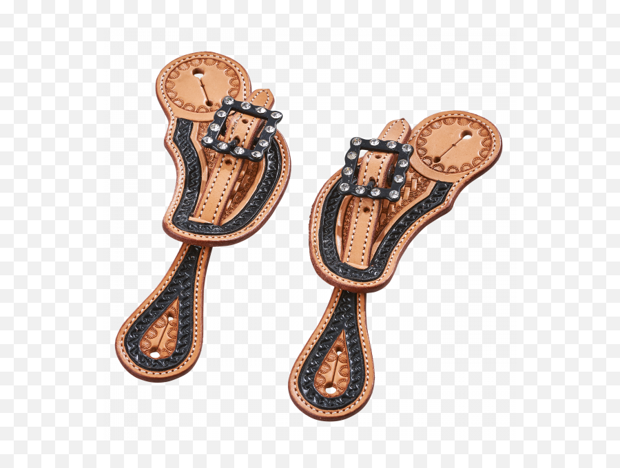 Busse Reitsport Spur Straps Two Tone Wildhorn Emoji,Spured Emotions